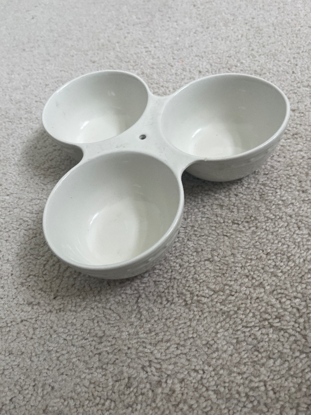 Nora Fleming Retired 3 section dish